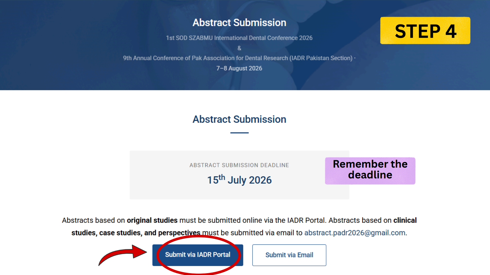 Choose Submission Route